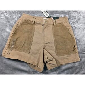 NWT Alpine Design Women's Sahara Sand Canvas/Corduroy Outdoor Shorts‎ Size 8